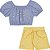 Conjunto Infantil Feminino Shorts Arrumadinho - Imagem 2
