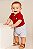 Conjunto de Bebê Masculino Vermelho com Body - Imagem 1