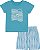 Conjunto de Bebê e Infantil Masculino com Bermuda Azul - Imagem 2