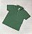 Camiseta Infantil Gola Polo em Malha Branca e Verde - Imagem 2