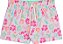 Shorts Bebê Infantil Feminino Floral Tactel - Imagem 2