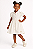 Vestido Infantil Feminino Linho Dila Manga Curta - Imagem 1