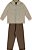 Conjunto Infantil Masculino Camisa e Calça Sarja - Imagem 2