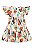 Vestido Infantil Solto Cachorros e Flores - Imagem 4