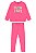 Conjunto Infantil Feminino Moletom Pink Bee Loop - Imagem 2