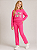Conjunto Infantil Feminino Moletom Pink Bee Loop - Imagem 1