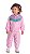 Conjunto Infantil Feminino Calça e Jaqueta Rosa - Imagem 1