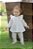 Conjunto Bebê Menina Bata Bordada e Calça - Imagem 1