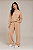 Conjunto Moletom Juvenil Feminino Bege Gloss - Imagem 2