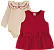 Vestido Bebê em Malha Vermelho com Body - Imagem 2