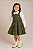 Vestido Infantil Jardineira Verde com Camisa - Imagem 1