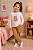 Pijama Infantil Feminino Longo Malha Algodão - Imagem 1