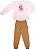 Pijama Infantil Feminino Longo Malha Algodão - Imagem 2
