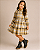 Vestido Infantil Xadrez Rodado Moderno - Imagem 1
