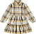 Vestido Infantil Xadrez Rodado Moderno - Imagem 2