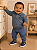 Conjunto Bebê Menino Azul Moletom Quentinho - Imagem 1