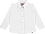 Camisa Infantil Menina Branca Tricoline Social - Imagem 2