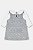 Vestido Bebê Tweed Malha Azul Marinho - Imagem 4