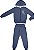 Conjunto Infantil Masculino Moletom Aberto Azul - Imagem 2
