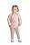 Conjunto Infantil Feminino Moletom Rose e Legging - Imagem 1