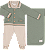 Kit Maternidade Masculino Algodão Verde - Imagem 2