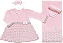 Kit Maternidade Fofinho Vestido Tricô Rosa - Imagem 2