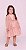 Vestido Infantil Festa Nude Tule Manga Longa - Imagem 2