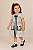 Vestido de Festa Bebê Tweed Preto e Branco - Imagem 1