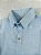 Camisa Infantil Masculina Social Tricolinho Azul - Imagem 3