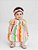 Vestido de Bebê Colorido Malha Três E Já - Imagem 1