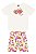 Conjunto Infantil Feminino Bermuda Cotton - Imagem 3