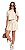 Conjunto Juvenil Feminino Gloss Bege de Saia - Imagem 1