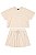 Conjunto Juvenil Feminino Gloss Bege de Saia - Imagem 2