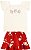 Conjunto Infantil Feminino Saia Fresquinho - Imagem 2