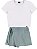Conjunto Juvenil Feminino Shorts Saia Dila - Imagem 2