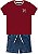 Conjunto Infantil Masculino Bermuda Jeans Dila - Imagem 3