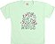 Blusa Infantil Feminina Verde Água T-Shirt - Imagem 1