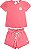 Conjunto Infantil Feminino Have Fun Shorts - Imagem 2