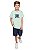 Conjunto Juvenil Masculino Bermuda Jeans - Imagem 1