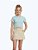 Conjunto Juvenil Dila Saia Shorts Bege - Imagem 1
