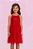 Vestido Festa Infantil Mon Sucré Vermelho - Imagem 1