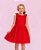 Vestido Festa Infantil Vermelho Mon Sucré - Imagem 1