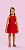Conjunto Infantil com Saia Tule Vermelho Mon Sucré - Imagem 2