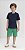 Conjunto Infantil Menino Bermuda Up Baby - Imagem 1