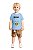Conjunto Infantil Masculino Bermudinha Bichos - Imagem 1