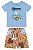 Conjunto Infantil Masculino Bermudinha Bichos - Imagem 2