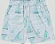 Shorts Infantil Menino Boxer Estampa Barcos - Imagem 1
