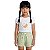 Conjunto Infantil Feminino Shorts Confortável - Imagem 1