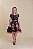 Vestido de Festa Infantil Teen Preto Estampado com vermelho da Petit Cherie - Imagem 2