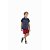 Camisa Infantil Masculina azul quadriculada com branco da Quimby - Imagem 2